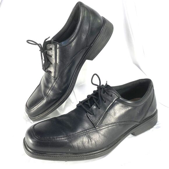 Bostonian Flexlite Men's Dress Shoes Size 12 Leather Black Comfort Lightweight - Picture 1 of 9